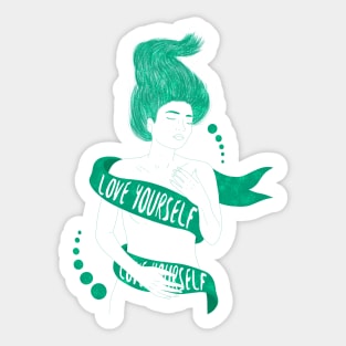 Love yourself Sticker